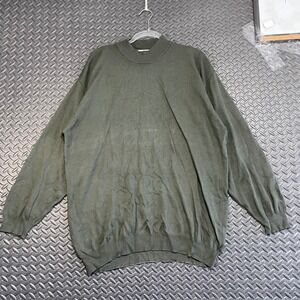 Stile di Vita Olive Green Made in Italy Pullover‎ Sweater Casual Wear Men's XL
